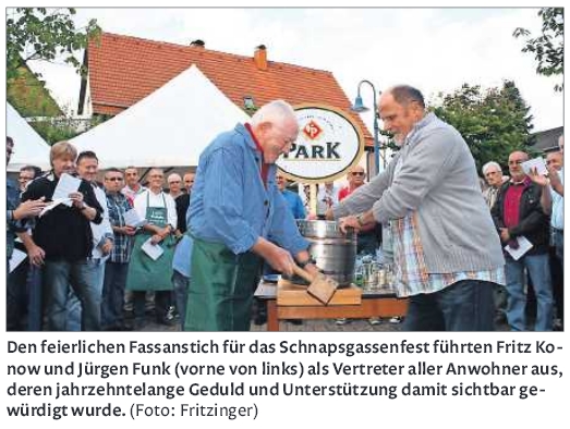 Schnapsgassenfest erlebt erfolgreiche Tage
