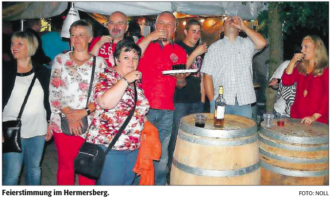 Hermersberg feiert am Wochenende sein Schnapsgassenfest