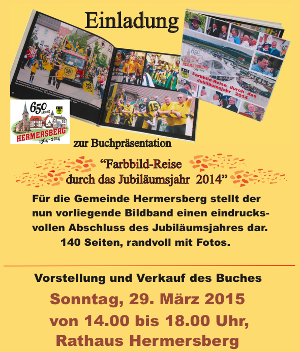 Termin zur Buchvorstellung am 29.03.