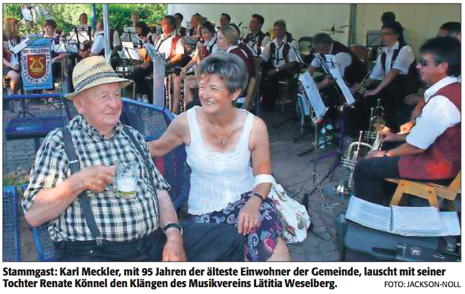 Dorffest ist 30 Jahre jung – Brennerei informiert über Herstellung – Erstmals ein Handwerkermarkt