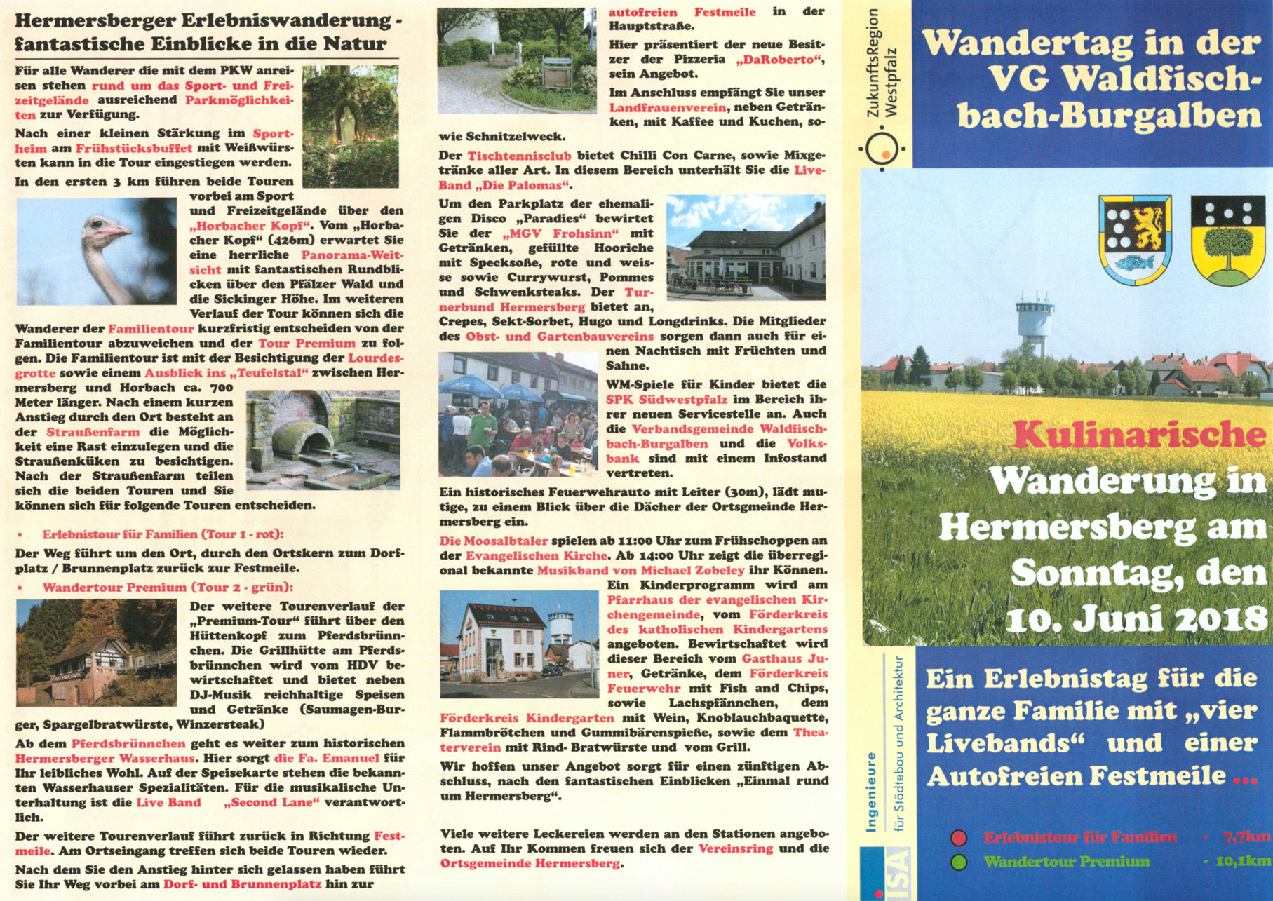 Einladung zur kulinarischen Wanderung in Hermersberg