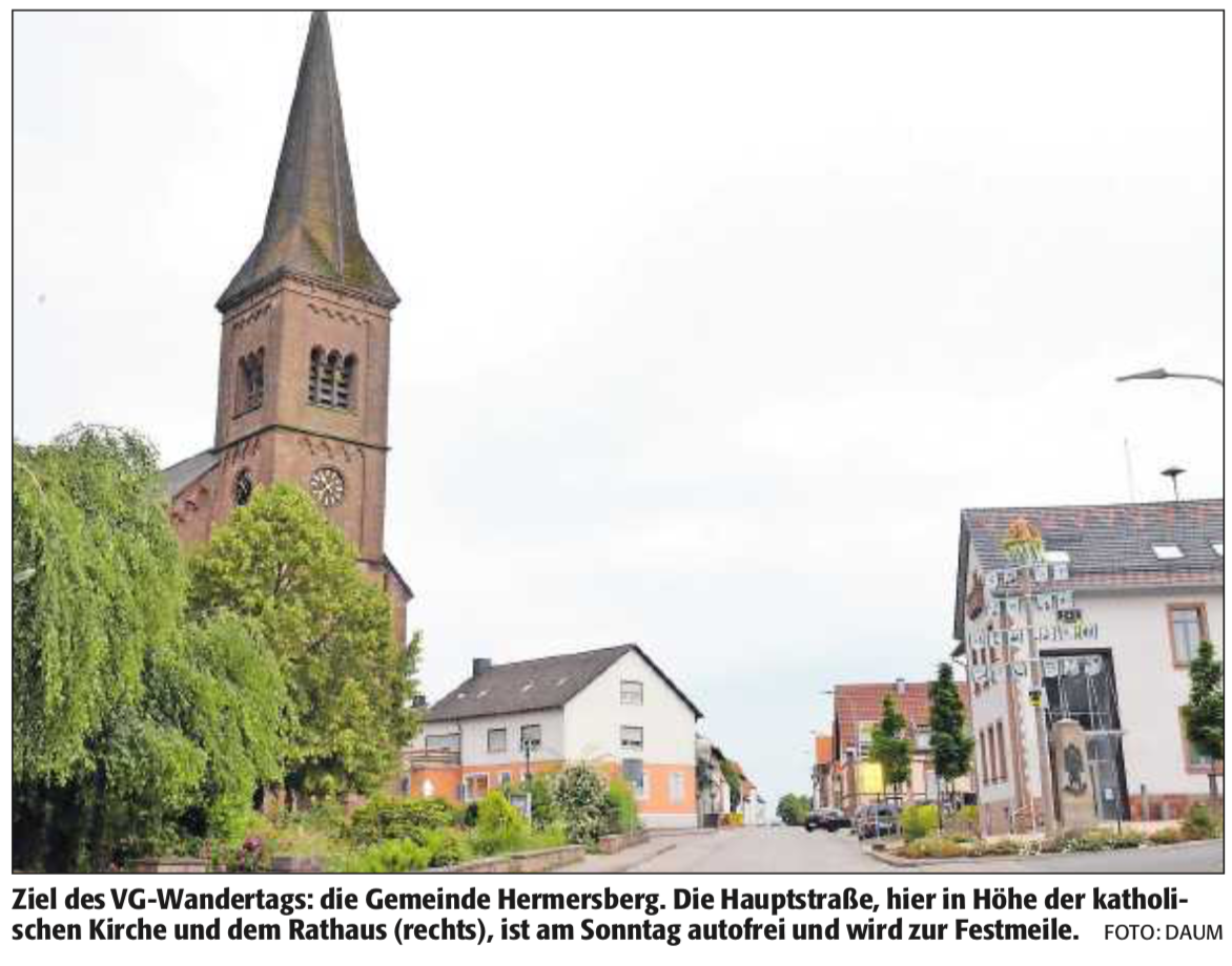 Hermersberg erwartet am Sonntag mit dem VG-Wandertag wieder ein Großereignis