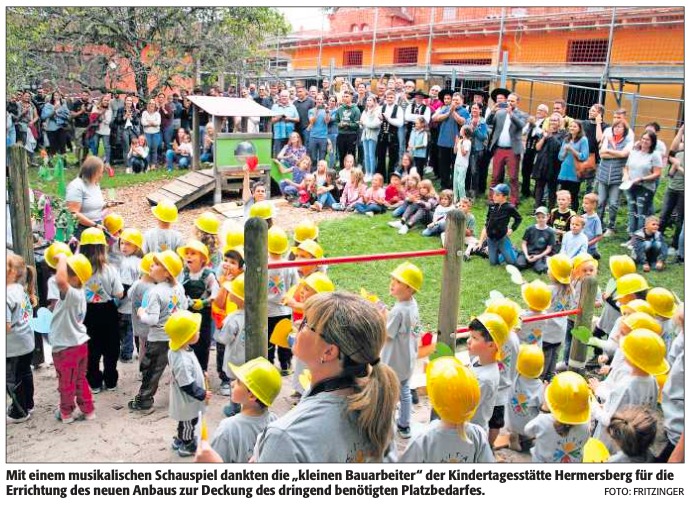 Richtfest am Kintergarten