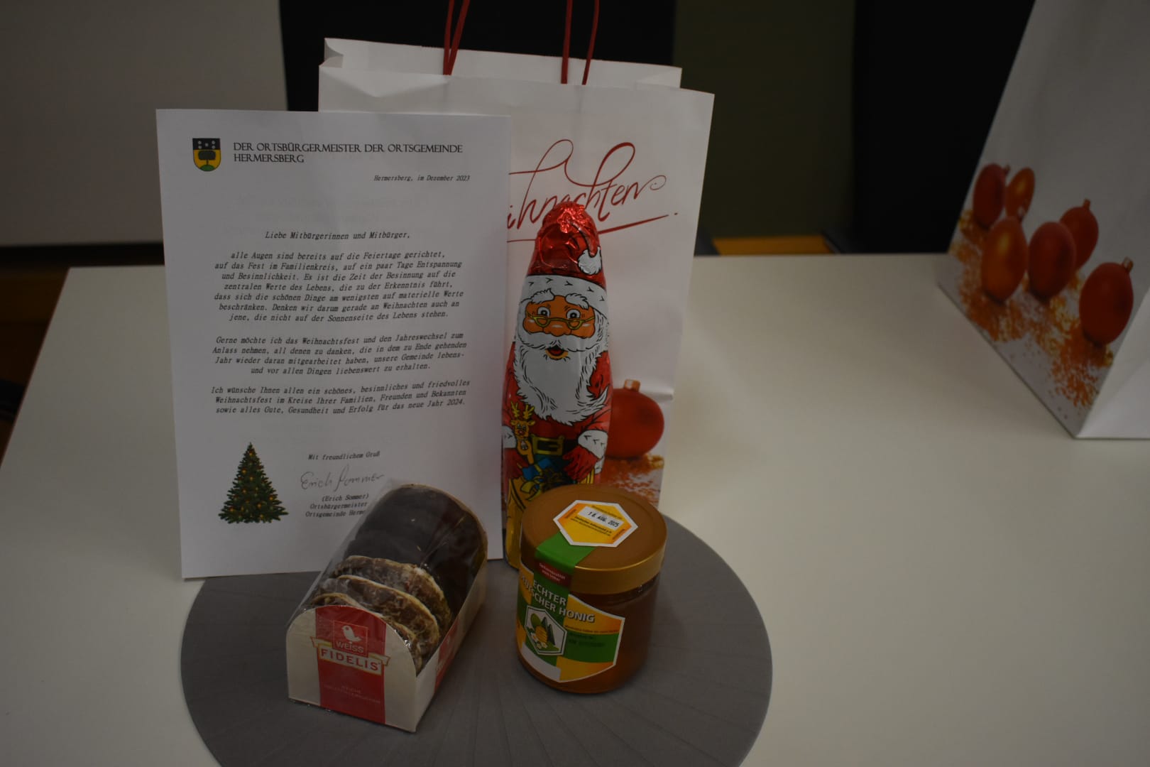 Weihnachtsgeschenke für ältere Mitbürger