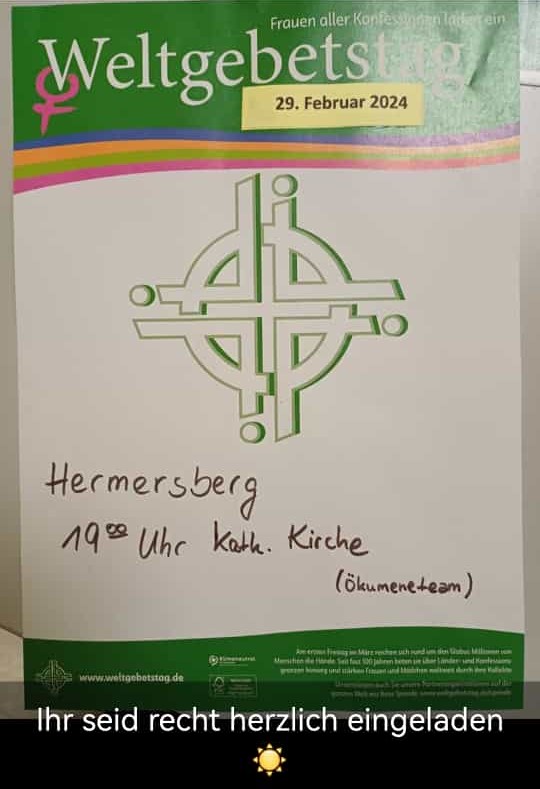 Weltgebetstag 29.02.2024