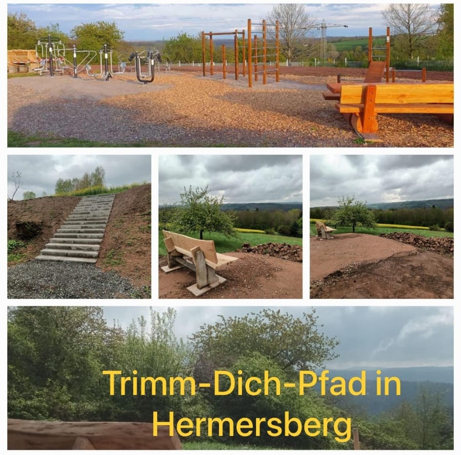 Der Trimm-Dich-Pfad ist super geworden